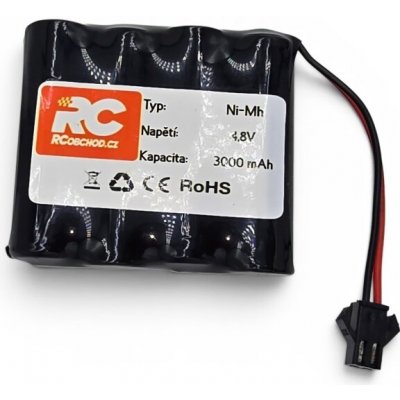 IQ models Akumulátor Ni-Mh 4.8V 3000 mAh konektor 2SM - RC_327086 – Zboží Mobilmania