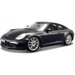 Carrera Bburago Plus Porsche 911 S černá 1:24 – Zbozi.Blesk.cz