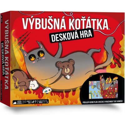 Asmodee Czech Republic Výbušná koťátka: Desková hra – Zboží Dáma