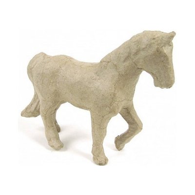 décopatch Kartonový předmět XS kůň 4x13x11cm – Zboží Dáma