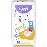Bella Baby Happy Soft&Delicate 4+ Maxi Plus 9–15 kg 56 ks – Zboží Dáma