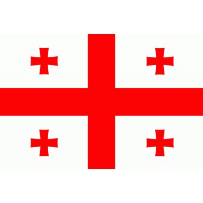 Státní vlajka Gruzie tištěná venkovní Alerion – Sleviste.cz