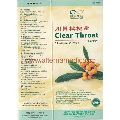 Mišpulníkový sirup Clear Throat syrup 150 ml – Hledejceny.cz