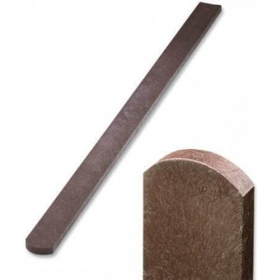 Plotovka Recyklátová; 78x21mm; Půlkulatá; Hnědá Výška (mm): 1000 – Hledejceny.cz