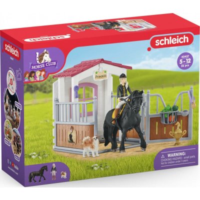 Schleich 42437 stáj s koněm klubová Tori a Princess 24,5 x – Zboží Dáma