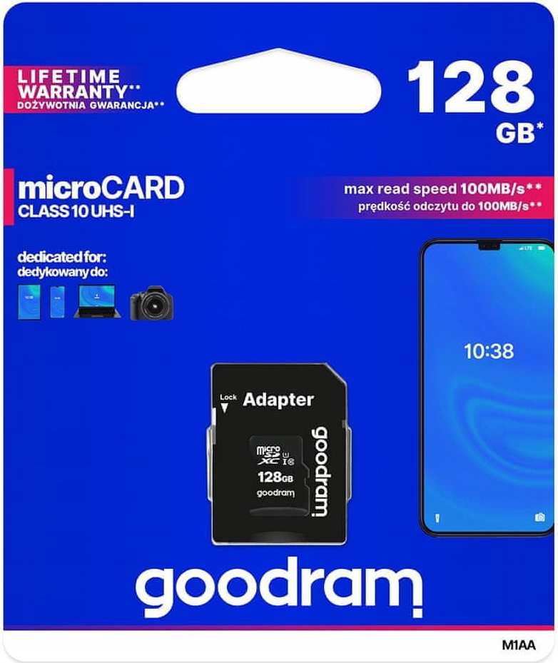 Goodram SDXC 128 GB UHS-I M1AA-1280R11