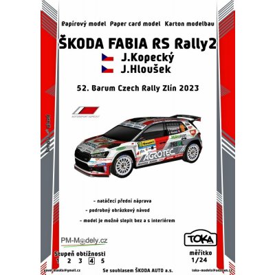 Závodní speciál Škoda Fabia RS Rally2 J. Kopecký – Hledejceny.cz