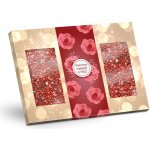 Selllot Trojbalení čokolád mléčná s posypem jahoda a mléčná Béžová 300 g – Hledejceny.cz