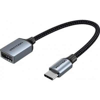 Vention CCWHB USB-C 2.0 Male to USB-A Female OTG, 0,15m, šedý