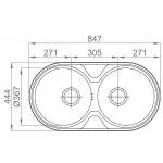 Sinks RDDUM8474446M DUETO 847 M 0,6mm matný – Sleviste.cz
