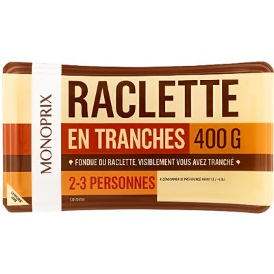 Monoprix Raclette sýr plátky 400 g – Hledejceny.cz