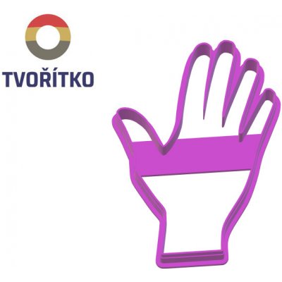 TVOŘÍTKO Ruka 2 - obrysové vykrajovátko – Sleviste.cz