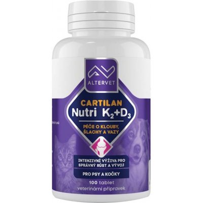 Altervet Cartilan Nutri K2+D3 100 tbl – Hledejceny.cz