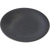 Talíř MIJ Jídelní talíř BB BLACK 28 cm černá keramika