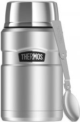 Thermos Style se skládací lžící a šálkem 710 ml nerez Šedá