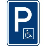 Dopravní Značka IP12+O1 Vyhrazené parkoviště pro invalidu – Zboží Dáma