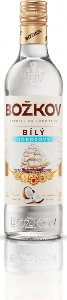 Božkov Bílý Kokos 30% 0,5 l (holá láhev)