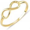 Prsteny Lillian Vassago celozlatý prsten se symbolem nekonečna LLV85 GR012