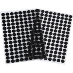 Suchý zip samolepicí kolečka Ø10 mm, malé, 2 černá – Zboží Mobilmania