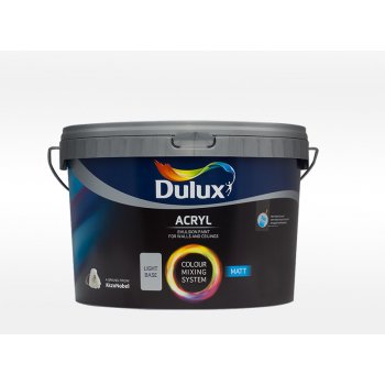 Dulux Akrylátová emulzní barva Acryl Matt Base Light 5 l od 649 Kč -  Heureka.cz