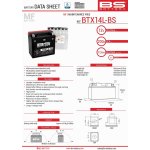 BS Battery BTX14L-BS – Zboží Mobilmania