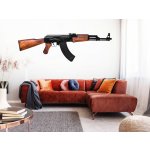 Nalepte.cz samolepka na zeď Samopal AK47 , rozměry 130 x 40 cm – Zboží Dáma