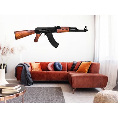 Nalepte.cz Samopal AK47 100 x 31 cm – Zboží Mobilmania