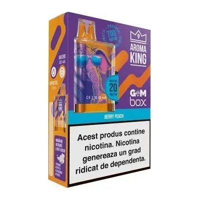 Aroma King Gem Box Berry Peach 20 mg 700 potáhnutí – Zboží Dáma