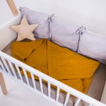 Tulimese Zavinovací mušelínová deka hořčicová – Hledejceny.cz