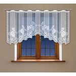 Dekorační žakárová záclona s řasící páskou DEYSI 100 bílá 300x100 cm MyBestHome – Hledejceny.cz