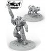 Příslušenství ke společenským hrám Modiphius Fallout: Wasteland Warfare X-01 Survivor & Dogmeat EN