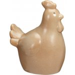 Dekorace porcelánová slepice 10,3 x 7 x 12 cm hnědá – Hledejceny.cz
