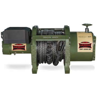 Elektrický naviják 19t 24V syntetické lano 35m DRAGON WINCH DWT 42000 HD | Zboží Auto