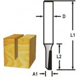 Drážkovací fréza 1 břit stopka 6mm,6x19x51mm Makita D-47416 – Zboží Mobilmania
