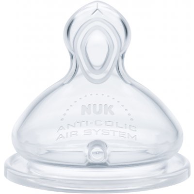 NUK First Choice savička velikost Flow control 6m+ natural 2 ks – Hledejceny.cz