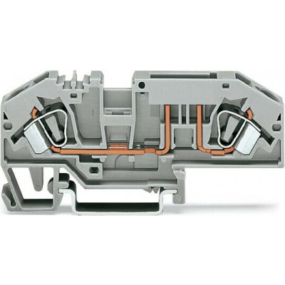 WAGO Svorka 282-696 2vodičová, pojistková pro automobilové nožové pojistky, šedá 282-696 – Sleviste.cz