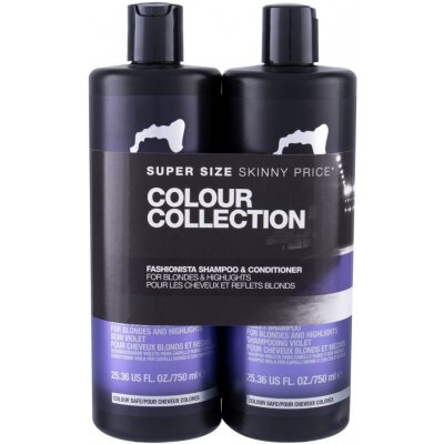 Tigi Catwalk Fashionista Violet šampon 750 ml+ 750 ml Catwalk Fashionista Violet kondicionér dárková sada – Zbozi.Blesk.cz