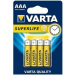 Varta Superlife AAA 4ks 2003101414 – Hledejceny.cz