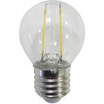 Polux LED žárovka LED E27 G45 2W = 23W 230lm 3000K Teplá bílá 280° Filament GOLDLUX – Hledejceny.cz