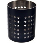 Stojan na příbory nerez BLACK pr. 10,5 cm – Zboží Dáma