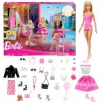 Mattel JFL63 Barbie blondýnka Adventní kalendář 2025 s 24 kusy oblečení a štěňátkem – Zboží Mobilmania