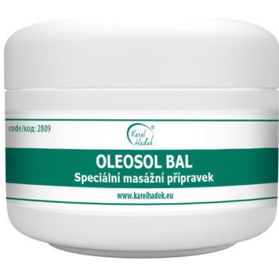 Karel Hadek speciální masážní přípravek Oleosol Bal na uvolnění 100 ml