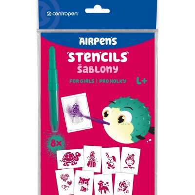Centropen Šablony k foukacím fixům SET L+ pro holky – Hledejceny.cz