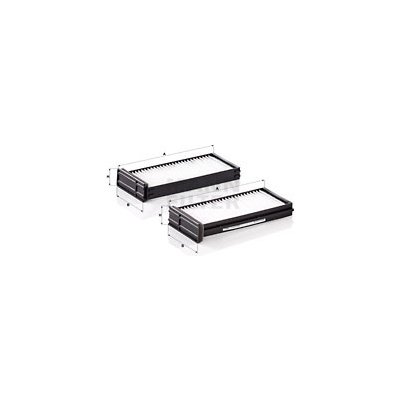 Filtr, vzduch v interiéru MANN-FILTER CU 23 000-2 (CU230002) – Hledejceny.cz