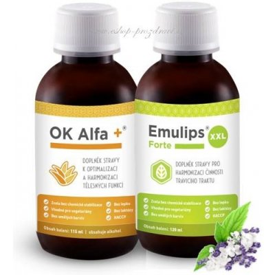 OKG - OK Alfa+ 115 ml Emulips Forte XXL 120 ml (trávicí soustava )