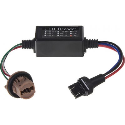 Eliminátor chybových hlášení s redukcí pro žárovky T20 (7440), STM LED-WC07 – Zboží Mobilmania
