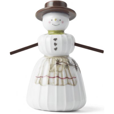 Vánoční porcelánová dekorace Snowwoman 11 cm Kähler – Hledejceny.cz