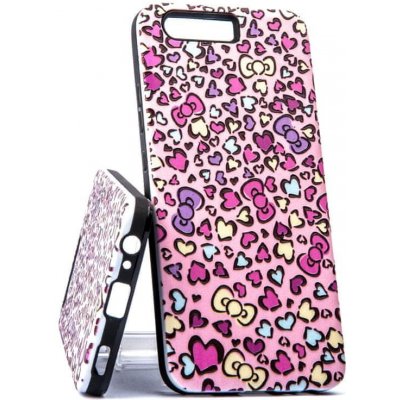 Telone Print Case 3D Hearts Huawei P10 Růžové – Zboží Mobilmania