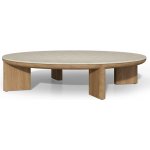 Tribu Nízký stolek Amanu, kulatý 90x28 cm, rám teak, deska keramika dekor sabbia – Hledejceny.cz