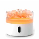 Ancient Wisdom Aroma difuzér himalájská sůl noční světlo usb c efekt plamene – Hledejceny.cz